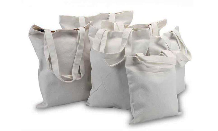 6 Fabric Gift Bags for Your VIP Business Partners 3 Cotton Shopping Bags Fabric Gift Bags