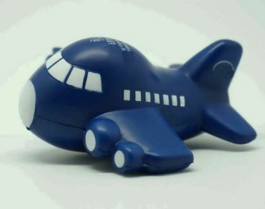 Custom airplane stress ball