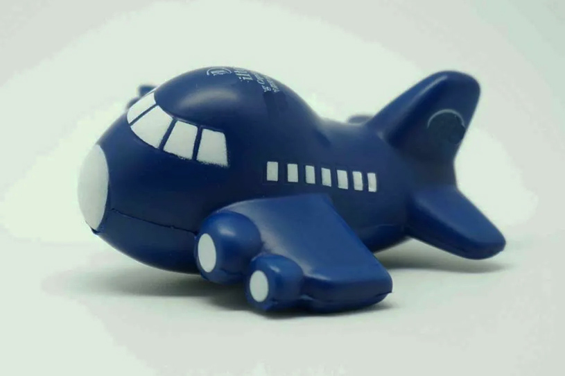 Custom airplane stress ball