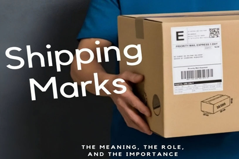 You need to put the appropriate shipping marks on the goods