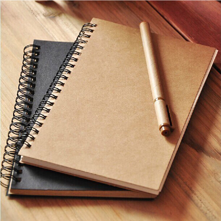 Marketing gift ideas environmentally friendly Recycled paper custom notebooks with pen