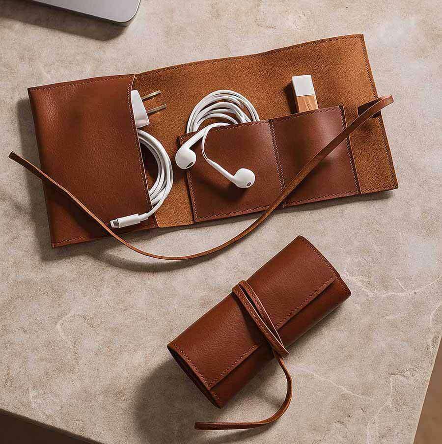 Leather Charger Roll Up Inspires a Surprising Discovery