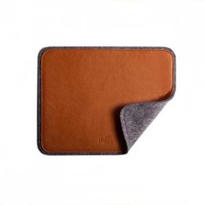 Leather mouse pad, multi layer designs for precision and durability