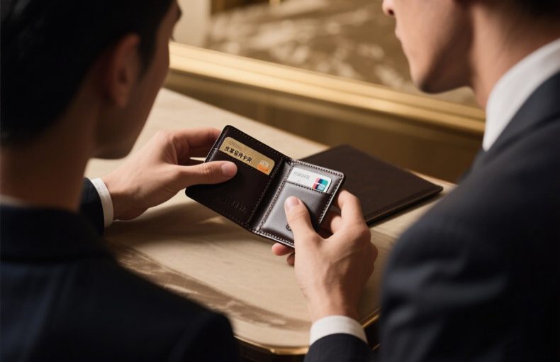 Custom Leather Credit Card Holder