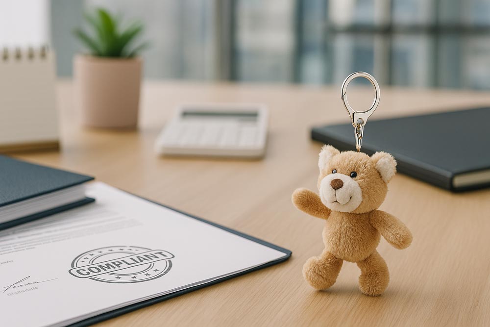 Exquisite Custom Plush Keychain