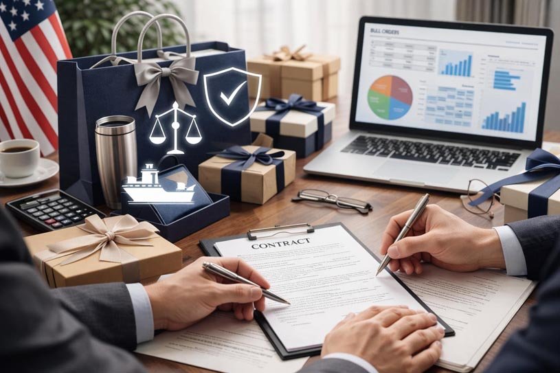 Contract tips for custom gift orders for corporate buyers