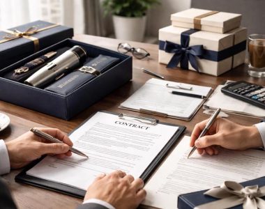 Contract tips for custom gift orders in US corporate sourcing
