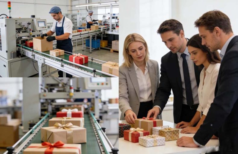 Custom Bulk Gifts Trends Highlighting Production Lines and Marketing Applications