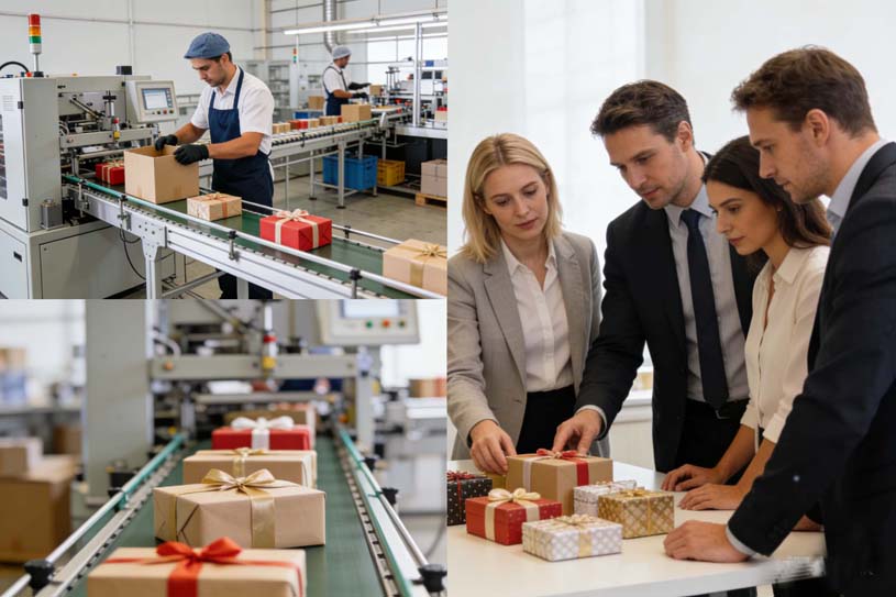 Custom Bulk Gifts Trends Highlighting Production Lines and Marketing Applications