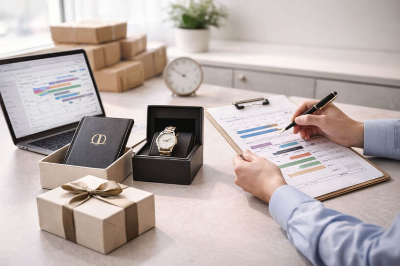 Lead Time Misunderstandings in Custom Gifts Shown in High-End Planning