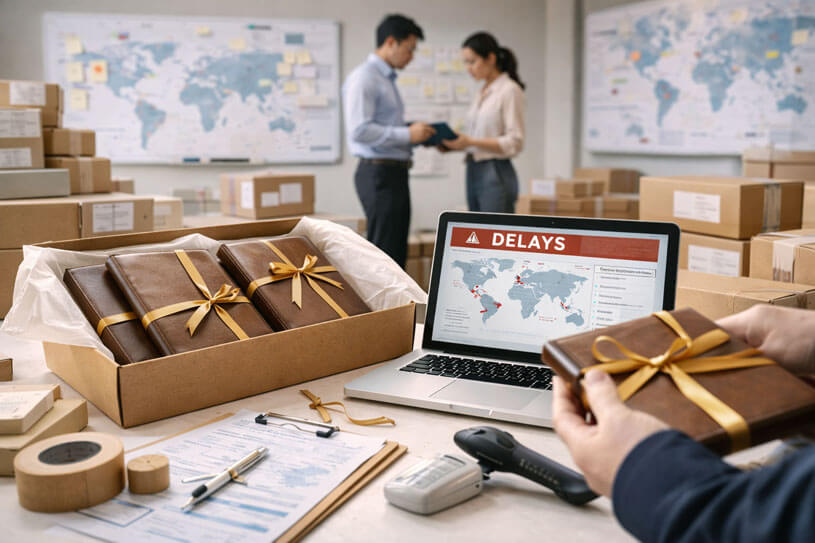 Shipping Delays in Custom Gift Production Caused by Poor Pre-Production Decisions