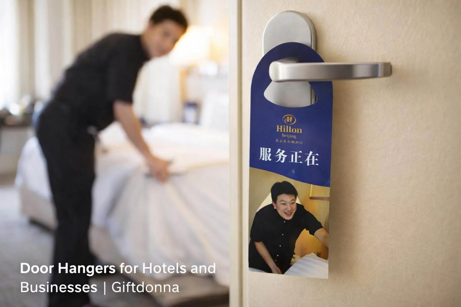 Door Hangers for Hotel Room Privacy Management
