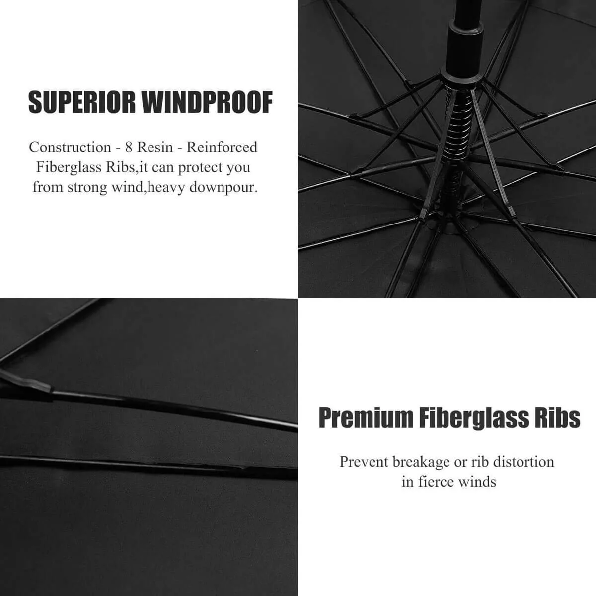 62 Large Oversized Double Canopy Hotel Umbrella