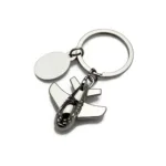 Airplane Keychain – Premium Custom 3D Metal Key Ring for Corporate Gifts