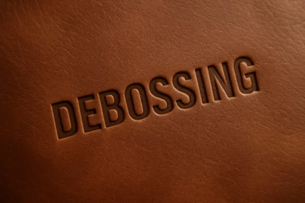 Custom Logo Branding with Premium Debossed & Embossed Finishes