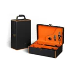 Leather Wine Box Double Bottle Gift Box for Corporate and Hotel Gift Programs