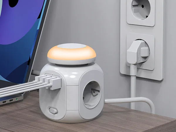 Smart USB charger with Night Light for Corporate Promotional Gifts