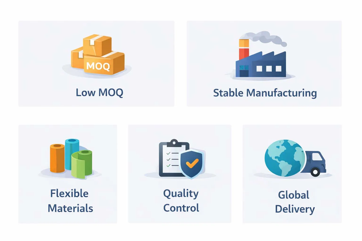 Why Businesses Choose Us Infographics with Key Advantages