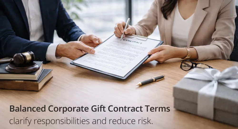 Corporate Gift Contract Terms: Payment, IP Protection and Liability Guide 1 Corporate Gift Contract Terms Build Trust Through Clear Buyer Supplier Agreements