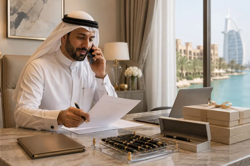 Client Disappears After Deposit: A $18,000 Gift Order That Sat for 11 Months 1 Client Disappears After Deposit Gulf Hotel Buyer Returns to Approve Luxury Gift Order After Months of Silence