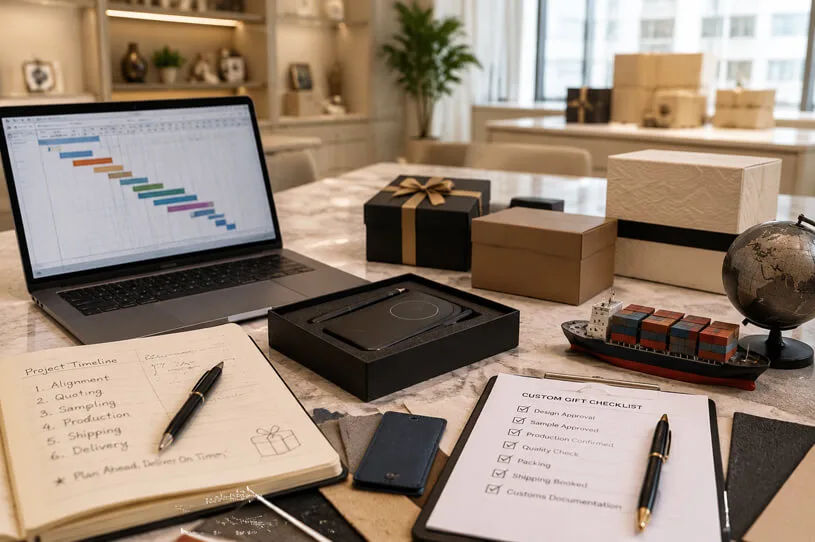 Custom Gift Lead Time Planning and Delivery Timeline for Corporate Gifting Projects