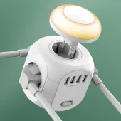 Mountable power strip with usb